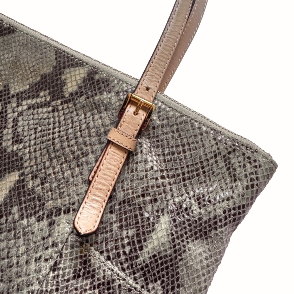 Michael Kors Rare Python Embossed Leather Purse - image 4